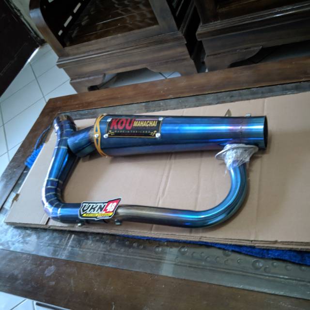 Knalpot KOU Full Bluemoon khusus Matic