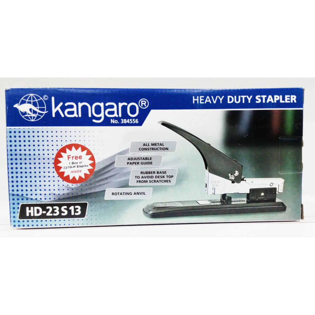 

kangaro heavy duty staple / staples jilid HD-23S13/ FREE 1 box staples 23/10-H