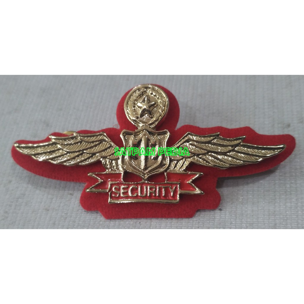 Pin Security - Wing Security - Pin Wing Satpam