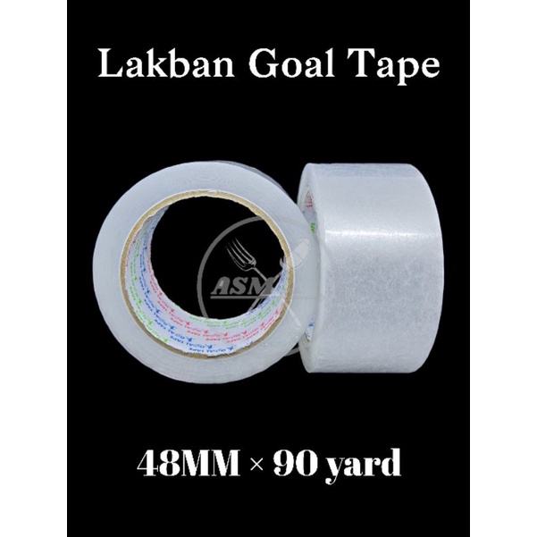 

Lakban Bening Goal Tape 48MM × 90 Yard Kualitas Top Seperti Daimaru
