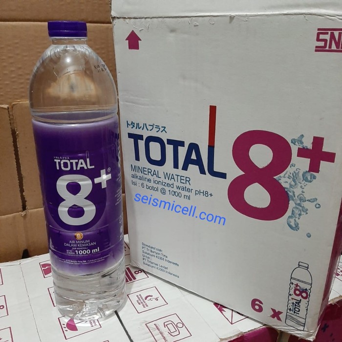 

(BISA COD) Air Minum Alkali TOTAL 8+ Area Bandung Kemasan 1000 mL