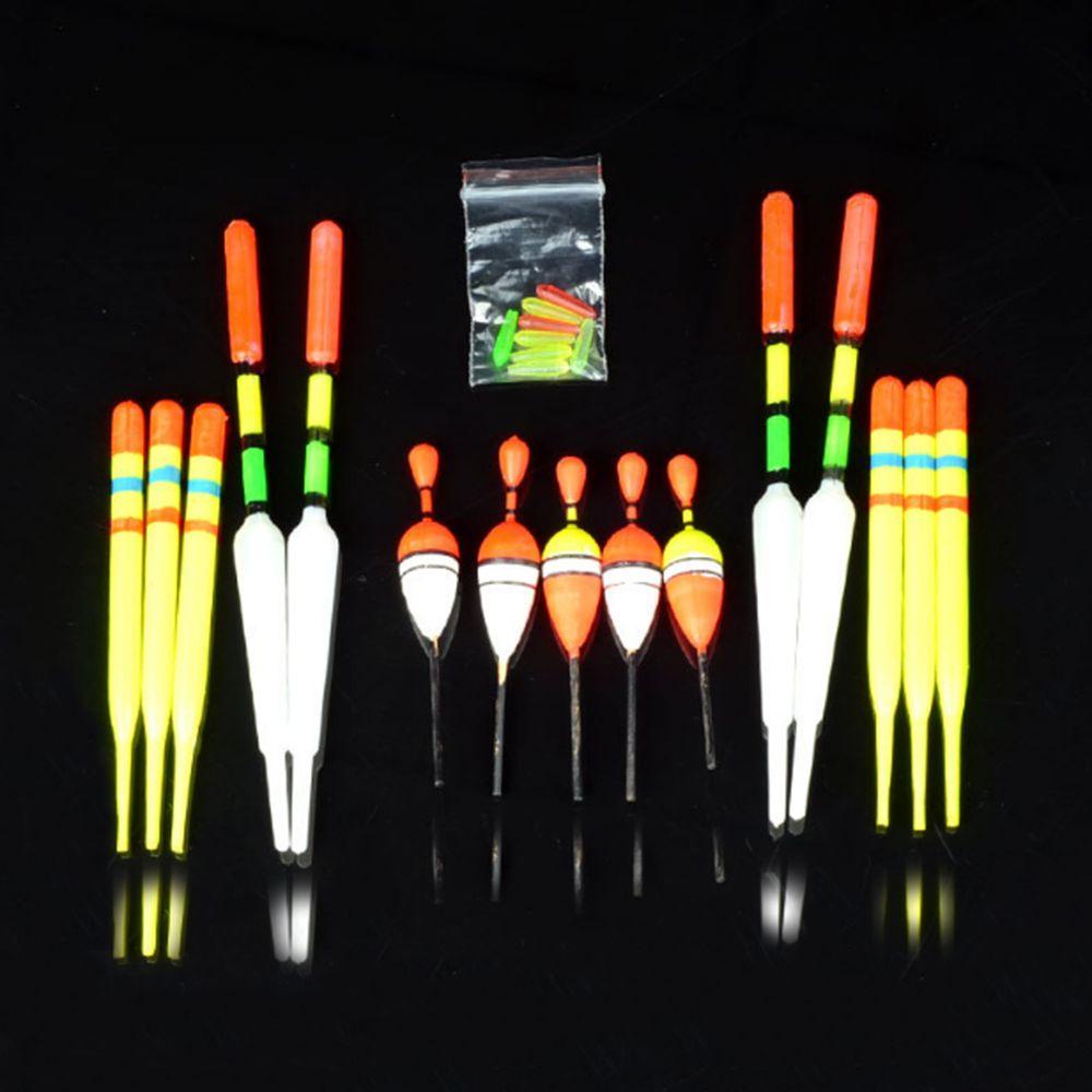 Top 15Pcs Slip Pelampung Pancing Ikan Kecil Baru Tahan Lama Drift Tube