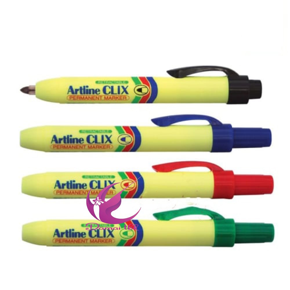 

Artline Clix Permanent Marker EK-73 Spidol Permanen Spidol Retractable