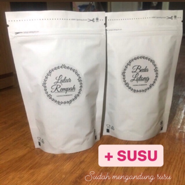 LULUR REMPAH BEDAK LOTONG KERING+Susu