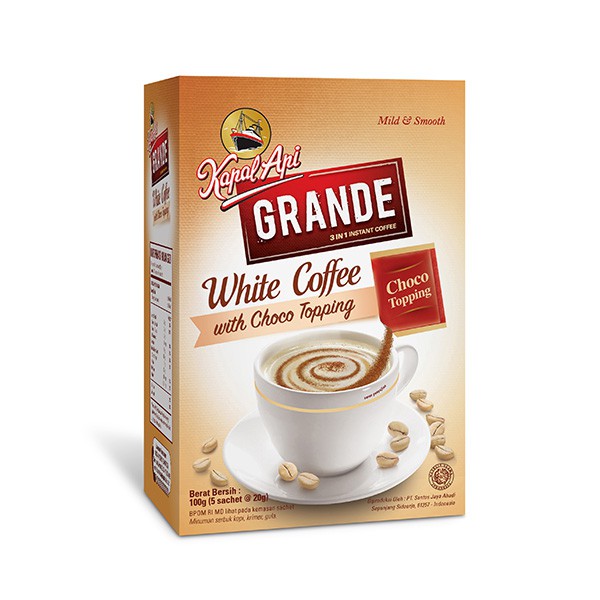 

Kapal Api Grande White Coffee 5X20G