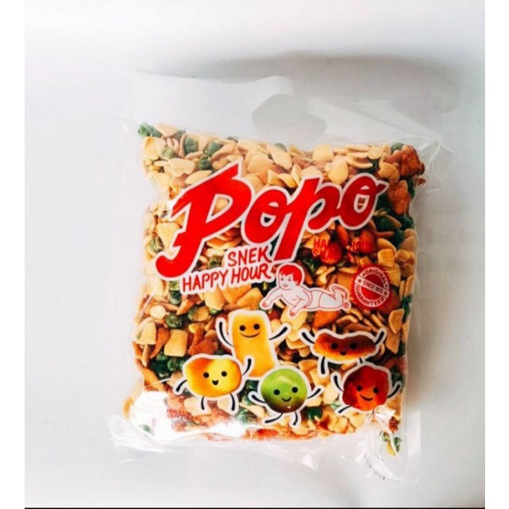 

POPO SNACK HAPPY HOUR| MARUKU IKAN / SNACK IKAN import Malaysia.| 400 gram