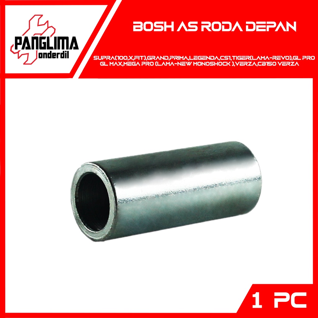 Bosh As Roda Depan Supra X &amp; Grand &amp; Revo &amp; GL Pro &amp; Tiger &amp; Mega Pro &amp; Supra Fit Bos-Bushing Laher-Bearing-Laker Tengah-Dalam Tromol