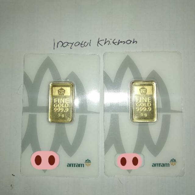 Emas Antam 5 Gram Cetakan Terbaru 2019