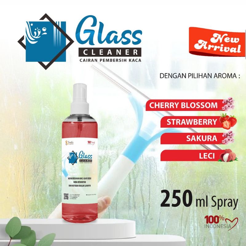 Pembersiah Kaca aneka aroma kemasan spray 250 ml