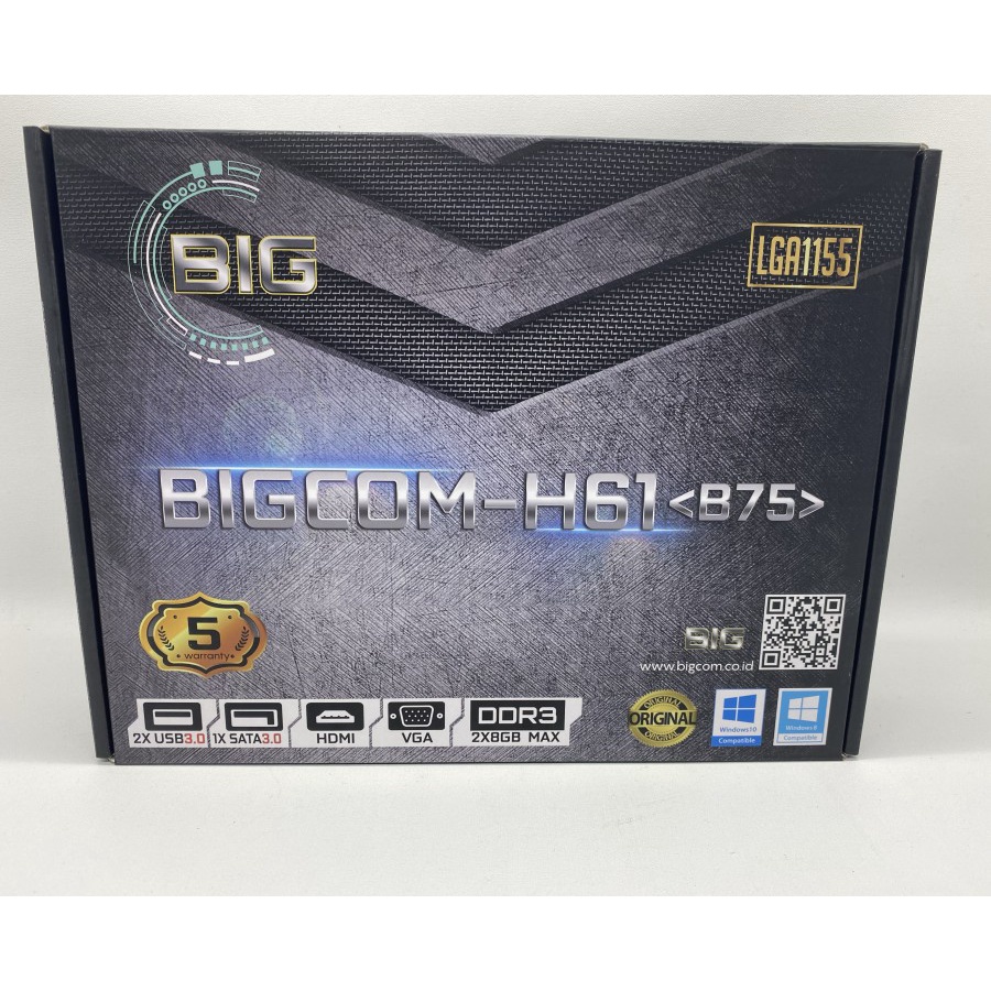 MOTHERBOARD BIGCOM H61 LGA 1155 USB 3.0