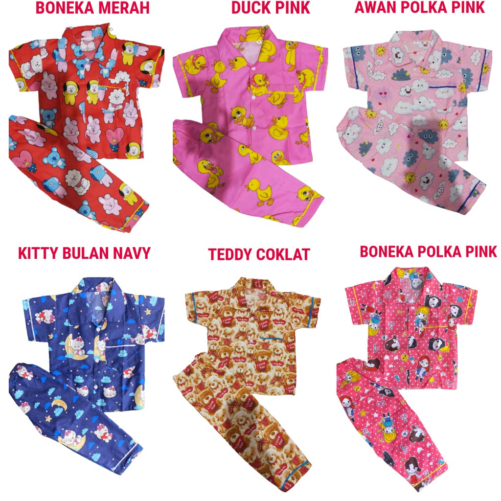 PIYAMA ANAK JUNIOR / BAJU TIDUR PROMO kode 810.A