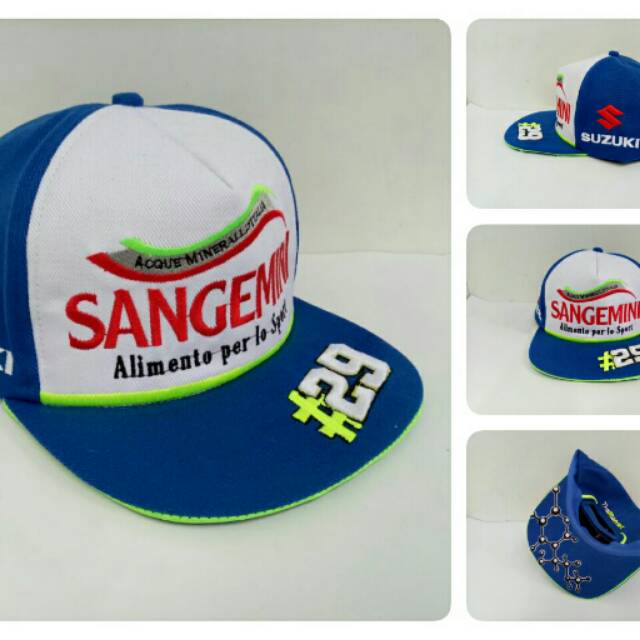 Topi Distro Motogp Suzuki #29 biru