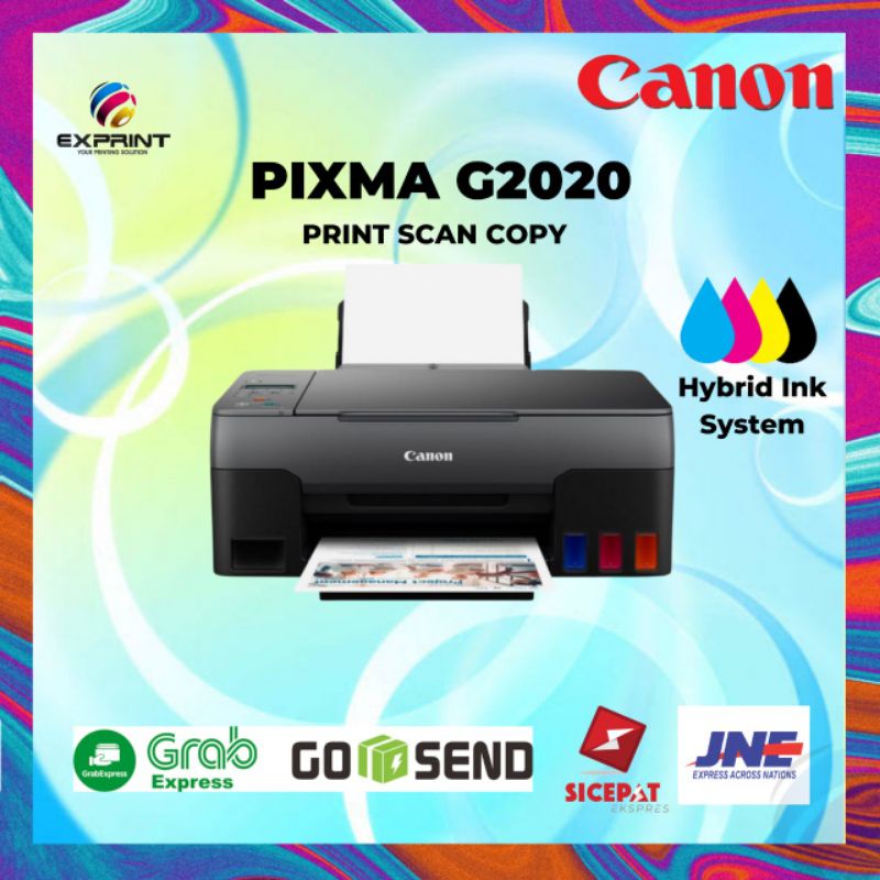 Printer Canon Pixma G2020 Ink Tank Print Scan Copy