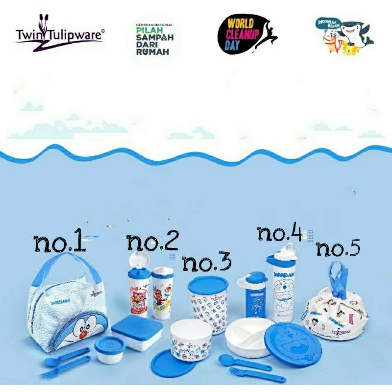 Edisi Doraemon TwinTulipware