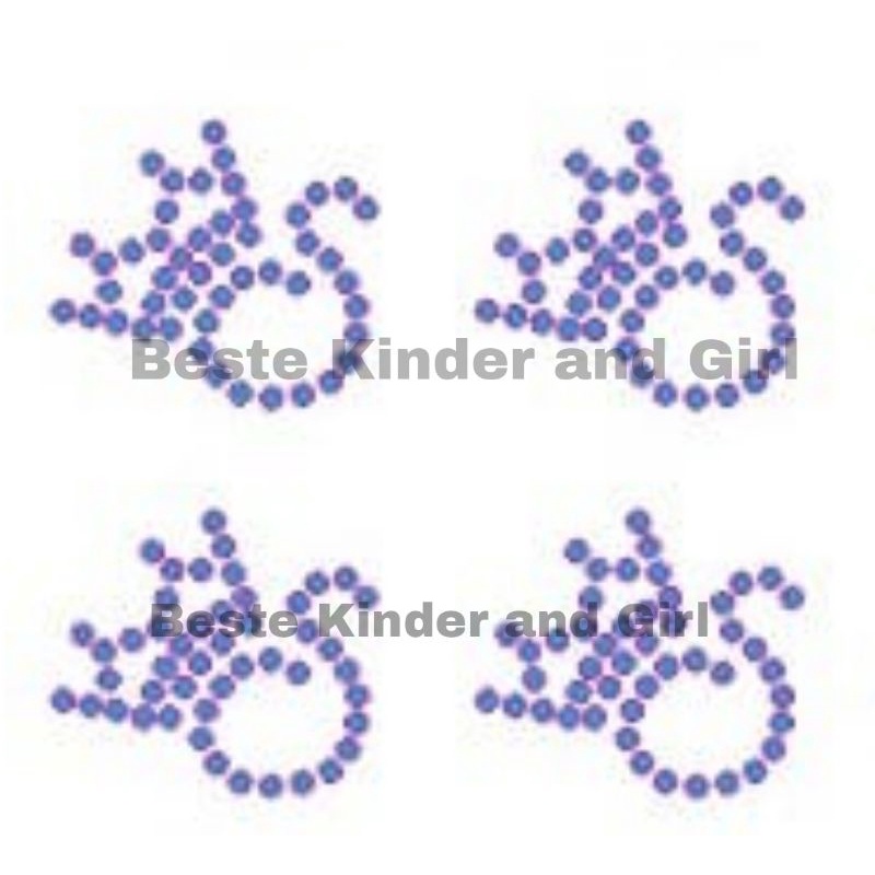 LOGO PET KHIMAR HIAS INISIAL HURUF ALPHABET ALFABET HOTFIX HOT FIX MOTE PAYET SWAROVSKI MOTEK CADAR 