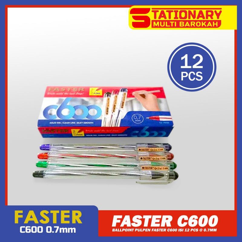 

Pulpen Faster C600 1 Lusin 12 Pch