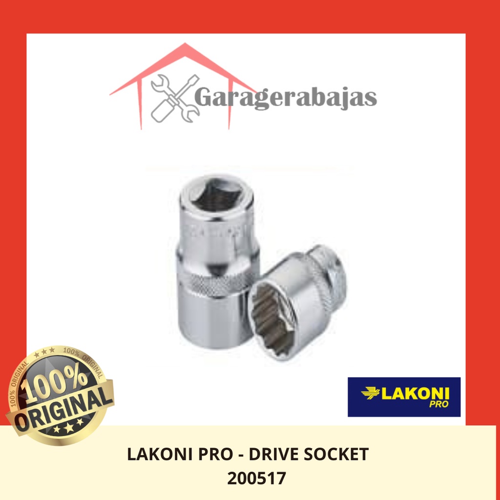 JETJO TOOLS - Socket 27mm / 1/2" Drive Sockets 12 PT - LAKONI PRO 200517