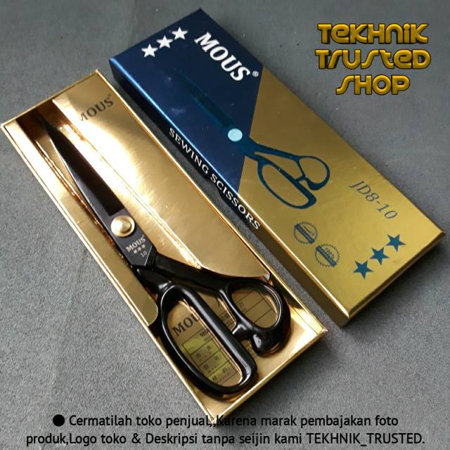 

Gunting baja besar 10" potong kain fiber karton dll MOUS Ori