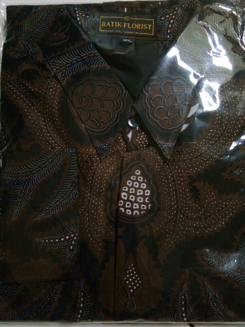 Adiguno Kemeja Batik Pria Full Furing Bahan Katun Primisima