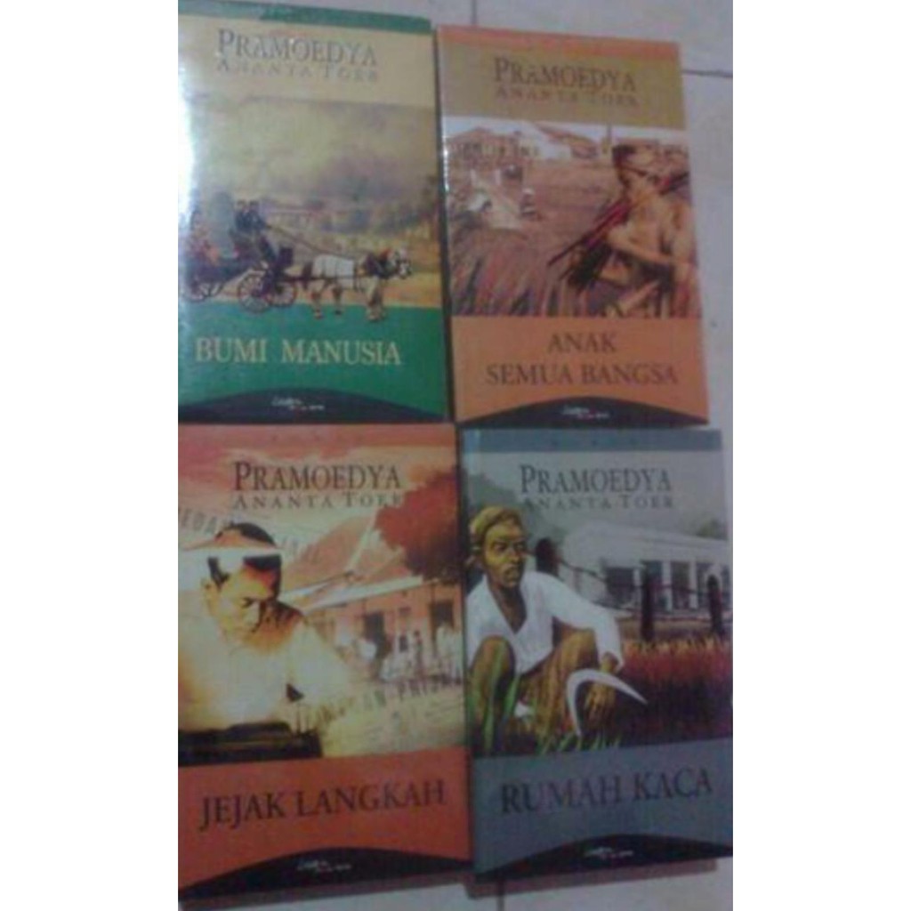 Paling Murah Tetralogi Pulau Buru Buku Manusia-Anak Semua Bangsa-Jejak Langkah-Rumah Kaca) Karaya