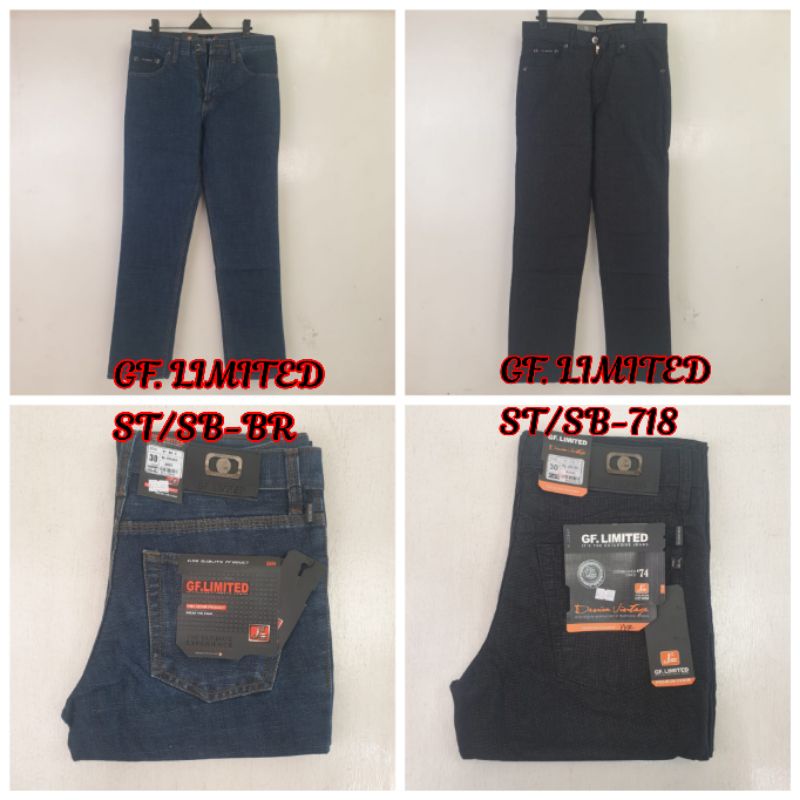 GF. LIMITED Basic Celana Jeans Standar Style BR & 718