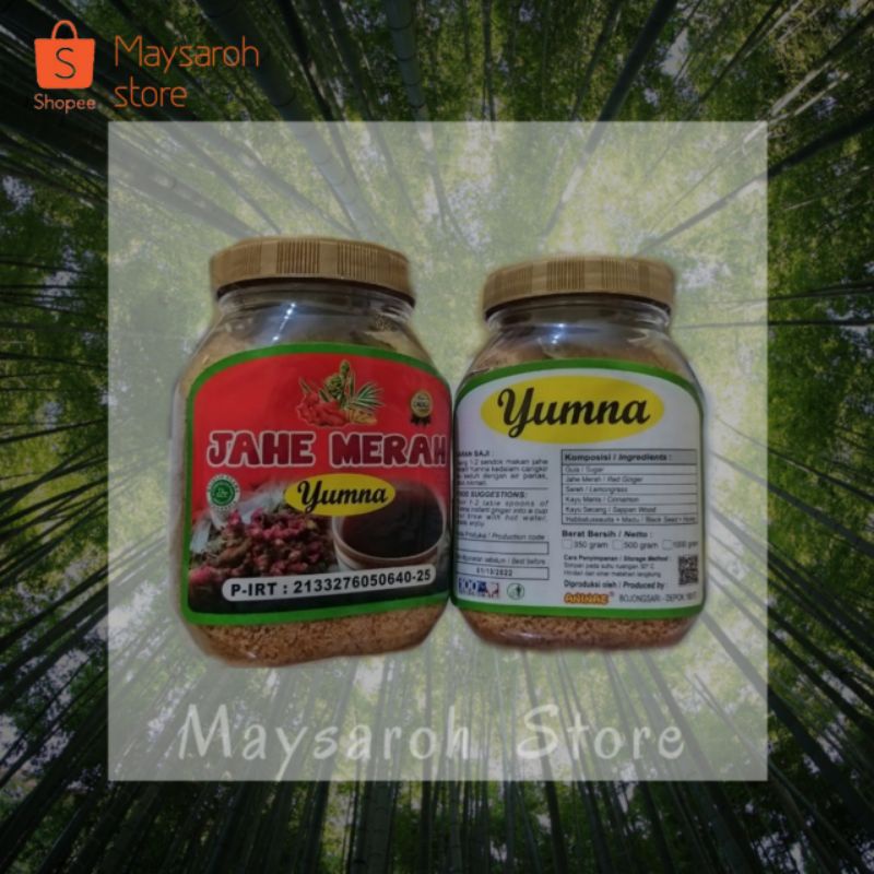 

Jahe Merah Bubuk Yumna 350gr