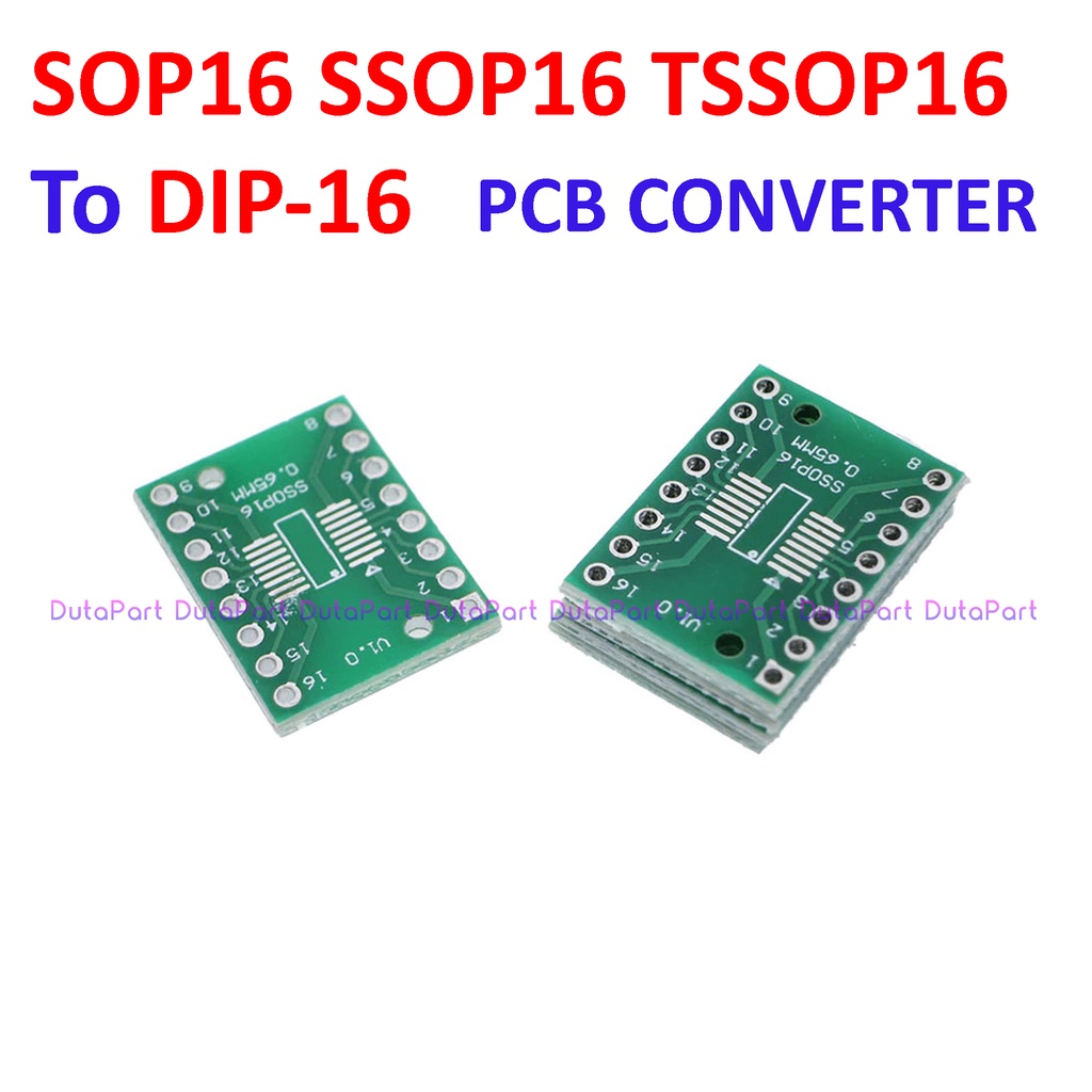 PCB Board SMD SOP16 SSOP16 TSSOP16 To DIP16 DIP 16 Adapter Converter