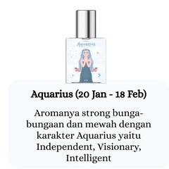 ❄️MATCHA❄️ GEAMOORE ZODIAC SERIES PARFUME - PARFUM ZODIAK SERIES BPOM ORIGINAL-AQUARIUS