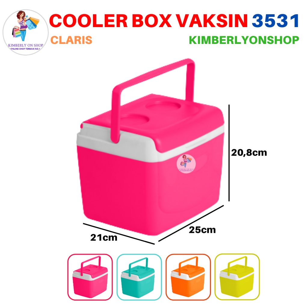 Cooler Box Vaksin vaccine cool box vaksin 5,5 Liter 3531 Claris