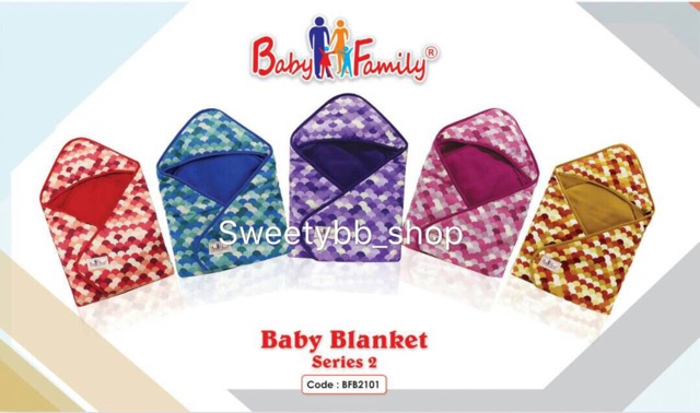 Selimut bayi Family / Blanket Bayi Baby Familiy / Blanket Bayi Tebal