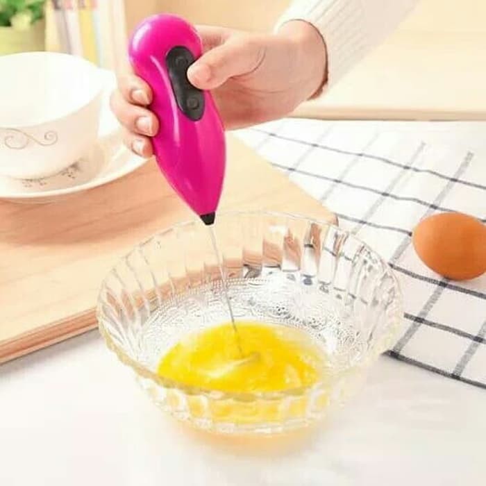 Hand mixer mini milk frother pengaduk minuman &amp; telur mini