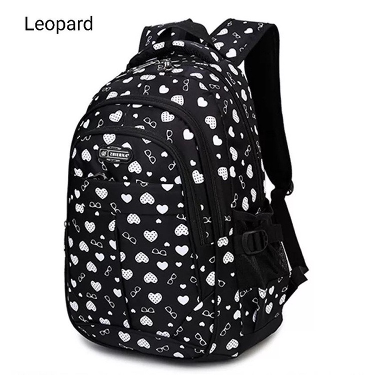 ransel wanita tas sekolah anak love glasses motif backpack anak ransel simple