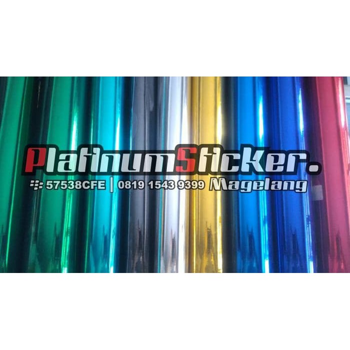 Sticker Mirror Chrome