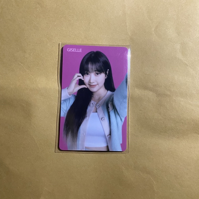 pc giselle tams zero aespa x photocard benefit