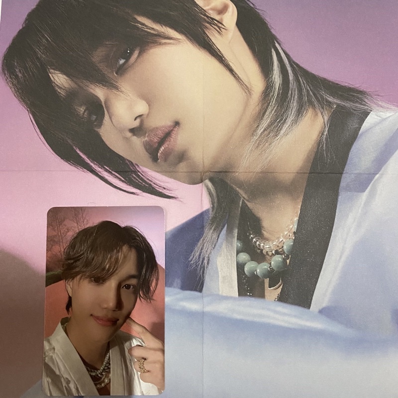 KAI PEACHES DIGIPACK VERSION PHOTOCARD FOLDED POSTER READY STOCK SIAP KIRIM