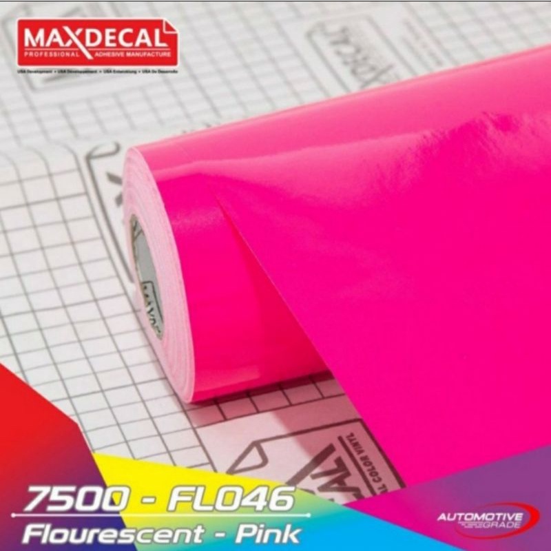 Sticker Maxdecal 7500 FL046 Pink Flourescent Stabilo Pink