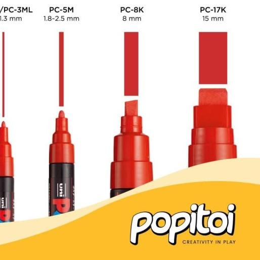 

☝ UNI POSCA PC-17K 15mm Extra Broad Tip Water Based Pen PC17K - Yellow ✰