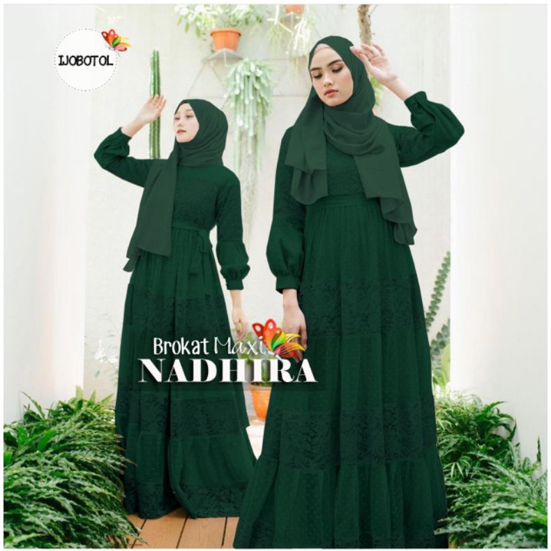 MAXY NADHIRA, BRUKAT PREMIUM, GAMIS HIJAB MUSLIM, MAXY DRESS