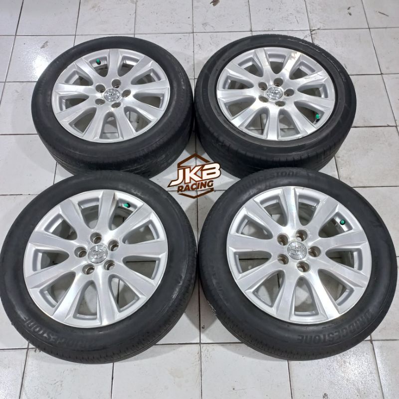 VELG SEKEN ORI COPOTAN CAMRY RING 17 HOLE 5X114 + BAN 215/55 R17