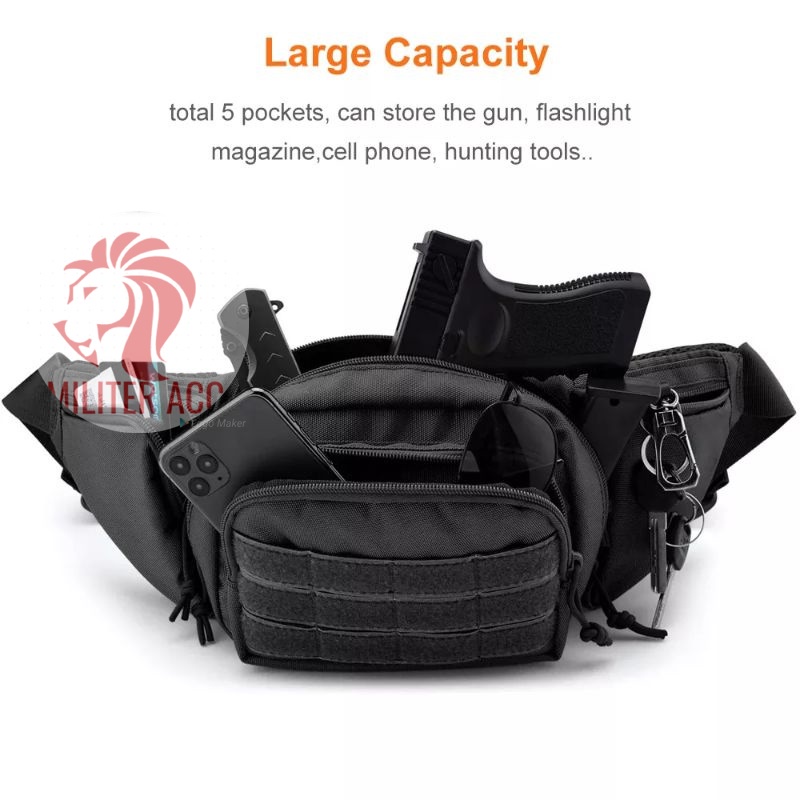 Tas Pistol Pinggang - Aksesors Menembak - Tas Multi