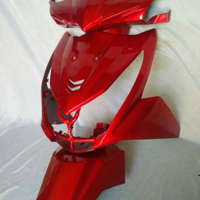 Cover Body Bagian Depan Beat Fi Merah