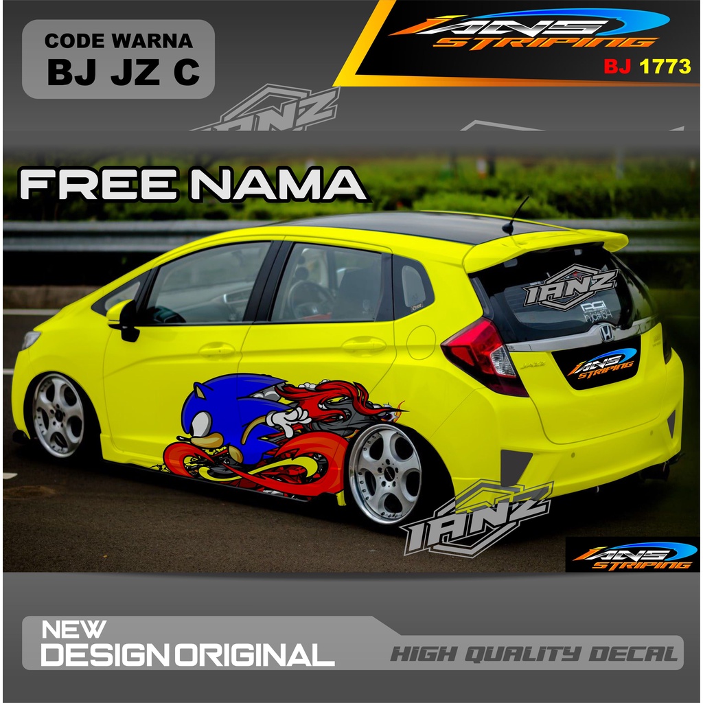 DECAL STICKER AYLA AGYA AVANZA SWIFT YARIS / STIKER MOBIL DECAL MOBIL / STIKER VARIASI MOBIL AGYA AYLA JAZZ SITI CITY / DECAL STIKER MOBIL