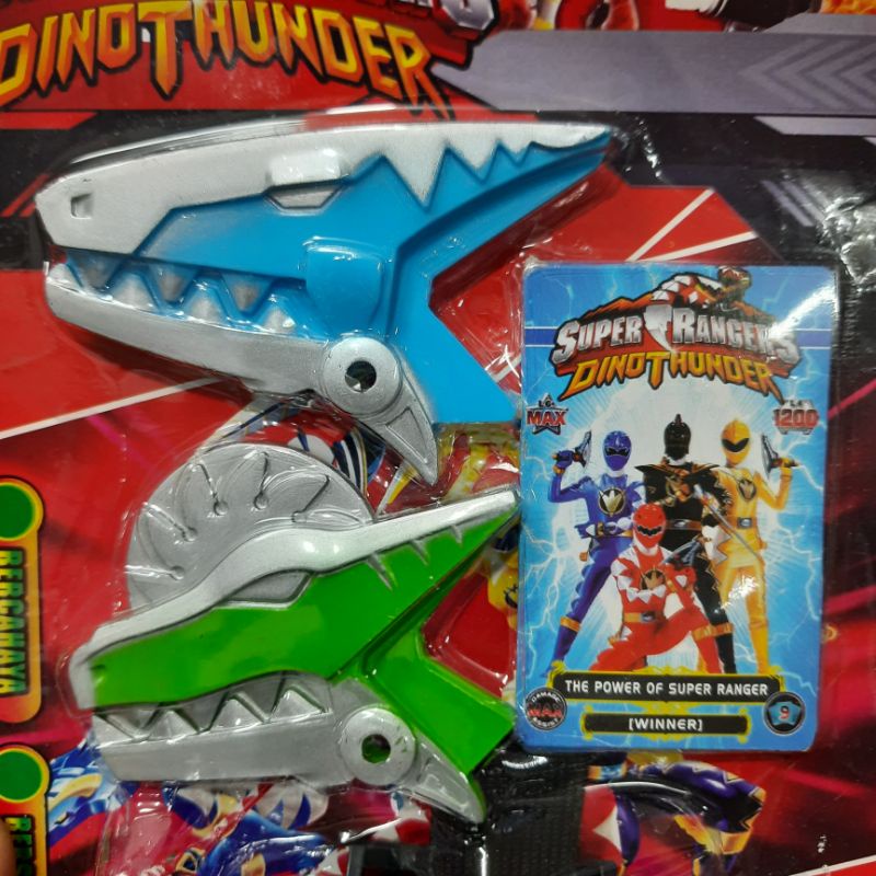 MAINAN ANAK JAM DINO SUPER RANGER ADA LAMPU DAN SUARA