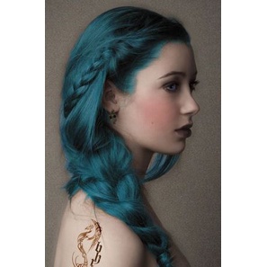 COLOR ME WATER BLUE hair color cream cat pewarna rambut