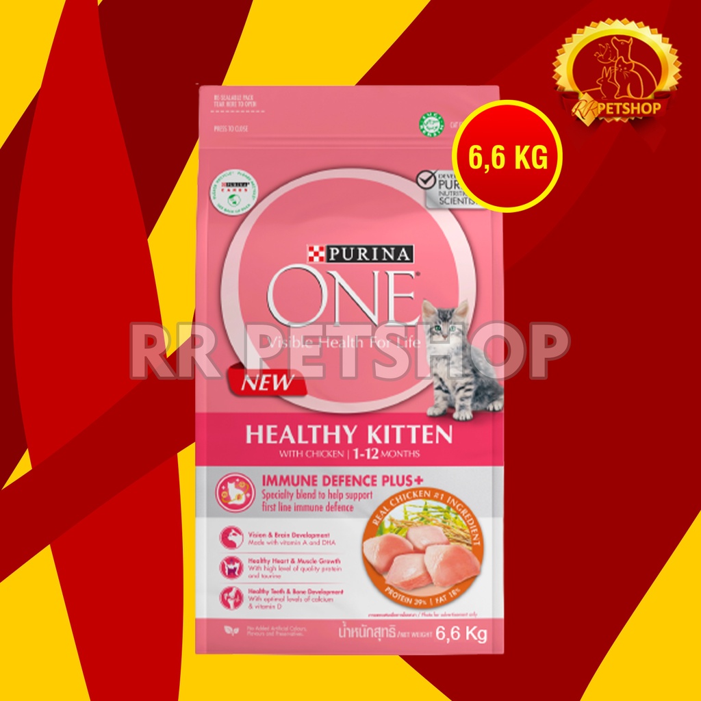 Purina One Makanan Anak Kucing Cat Food Kitten Chicken 6.6 KG