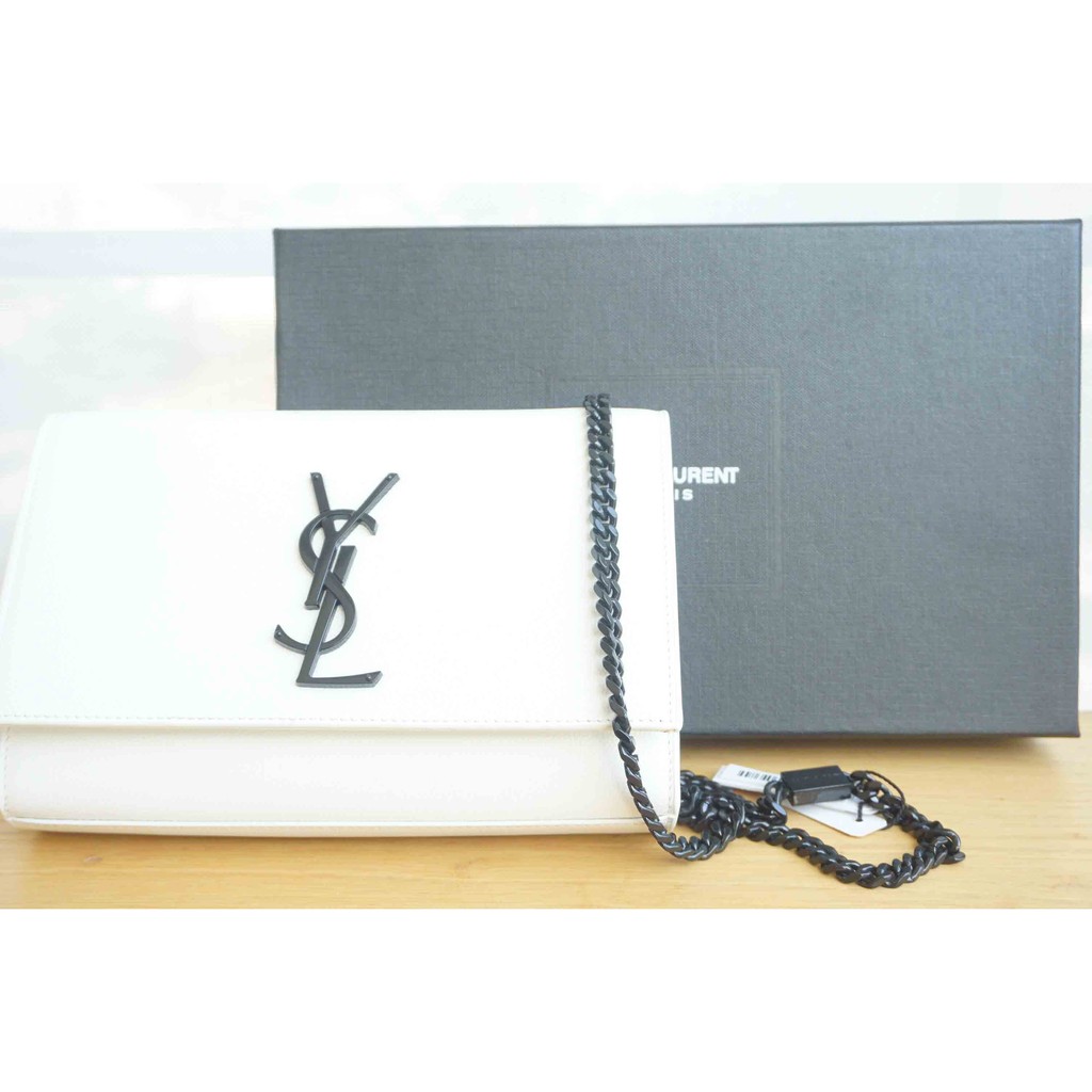 Tas Selempang Wanita Yves.Saint Laurent White