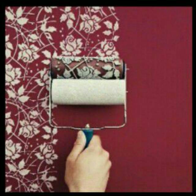 Roll cat motif wallpaper 1 set (roda motif+ aplikator)