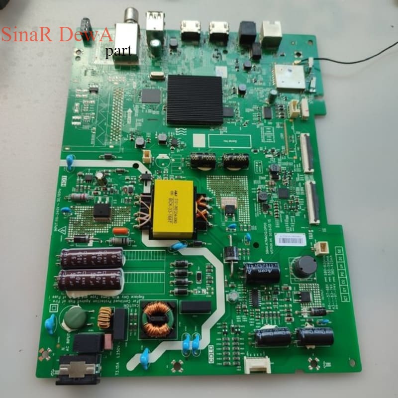 MB - mainboard motherboard mesin TV led android Coocaa Coca 43TB7000 - 43 TB 7000 tested