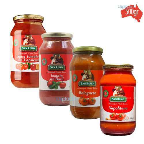 

San Remo Pasta Sauce ALL VARIANTS 500gr Bumbu Spagethi