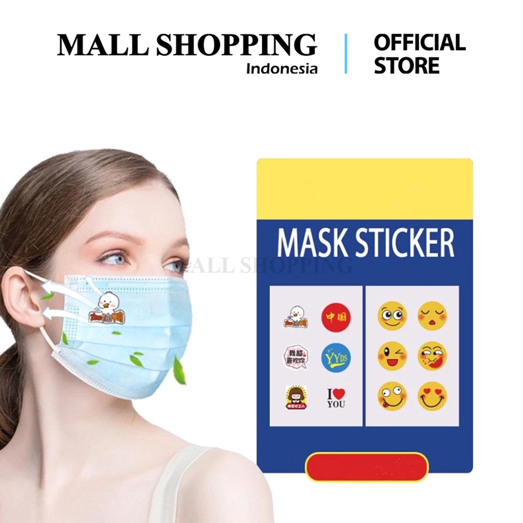 2PCS PATCH  MASK STICKER PEWANGI AROMA ISI 16 PCS